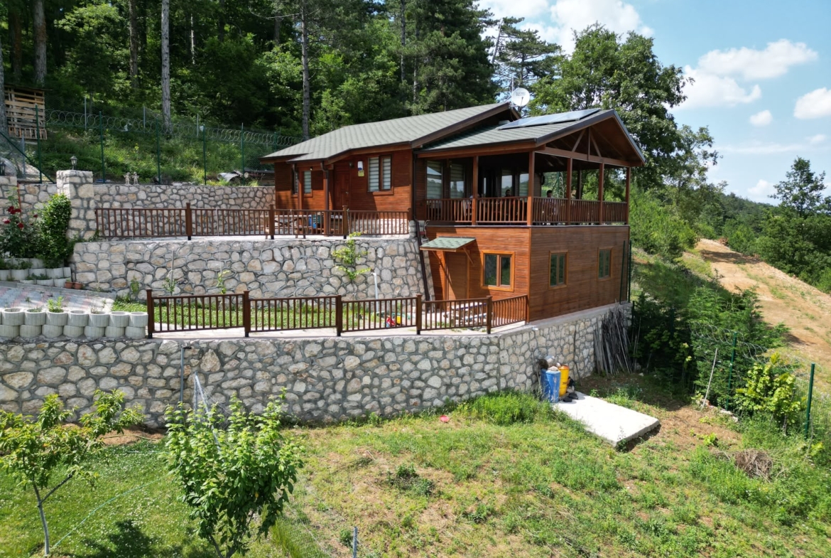 Dağyenice’de Eşsiz Proje: Göl Manzaralı Tarla ve Ahşap Ev